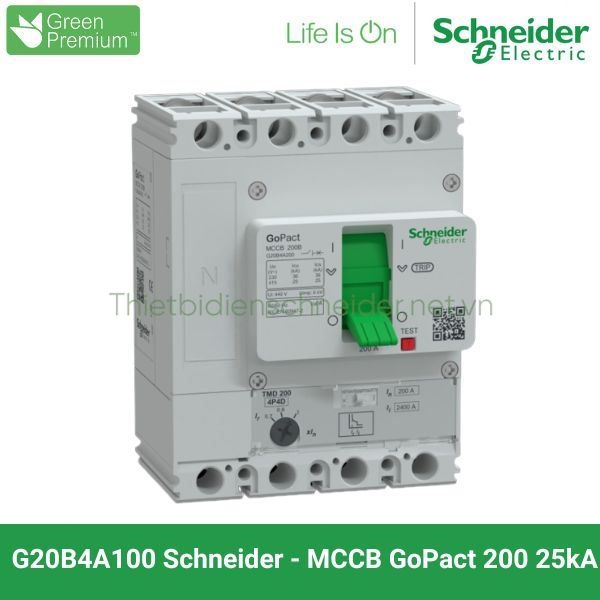 Aptomat Schneider G20B4A100 4P 100A 25kA