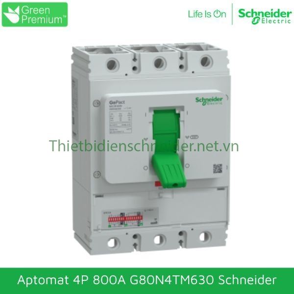 Aptomat Schneider G80N4TM630 4P 630A 50kA