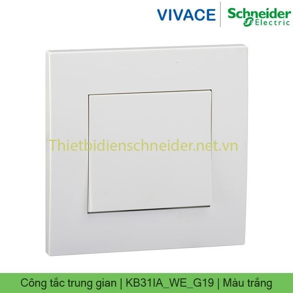 Công tắc trung gian 10AX KB31IA_WE_G19 Vivace Schneider