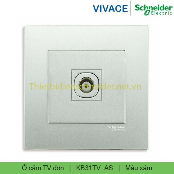 Ổ cắm TV đơn KB31TV_AS Vivace Schneider