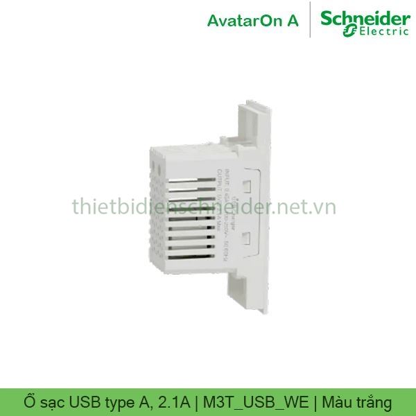 Ổ sạc USB M3T_USB_WE AvatarOn A Schneider