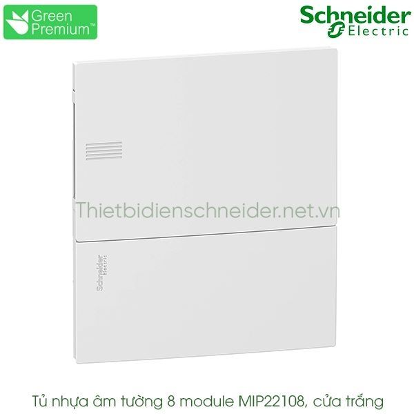 MIP22108 Schneider - Tủ điện nhựa âm tường 8 module Resi9 MP