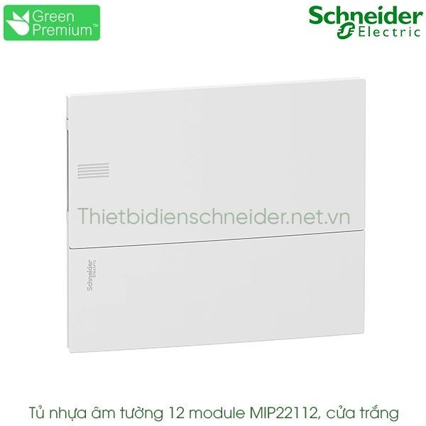 MIP22112 Schneider - Tủ điện nhựa âm tường 12 module Resi9 MP