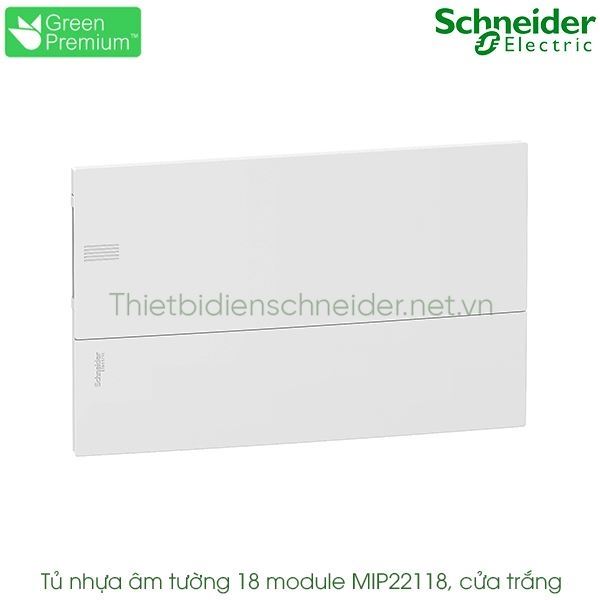 MIP22118 Schneider - Tủ điện nhựa âm tường 16 module Resi9 MP