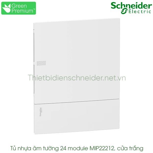 MIP22212 Schneider - Tủ điện nhựa âm tường 24 module Resi9 MP