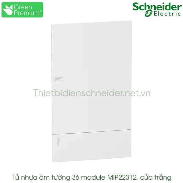 MIP22312 Schneider - Tủ điện nhựa âm tường 36 module Resi9 MP