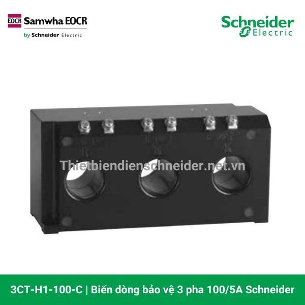 3CT-H1-100-C - Biến dòng bảo vệ 3 pha 100/5A Schneider