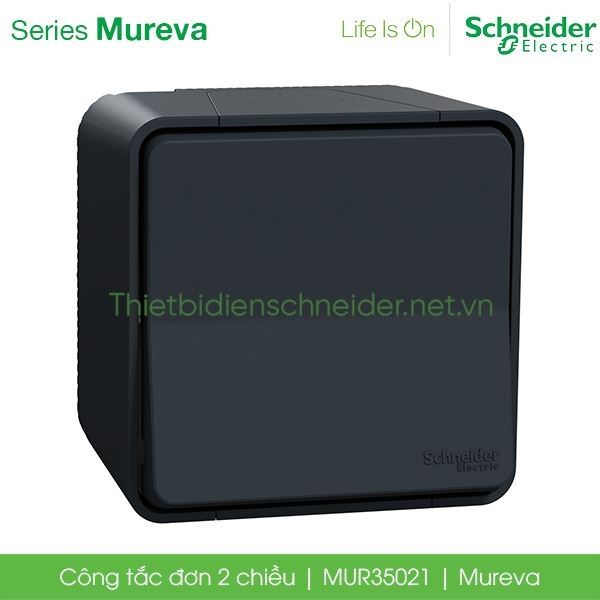 Bộ công tắc đơn 2 chiều 10AX MUR35021 Mureva Schneider