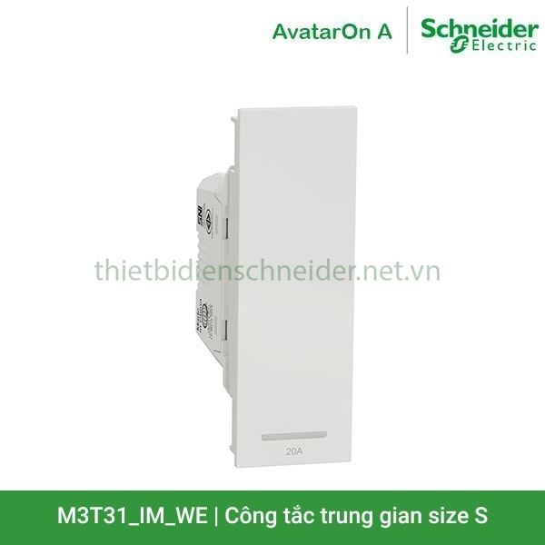 Công tắc trung gian, size S M3T31_IM_WE AvatarOn A Schneider