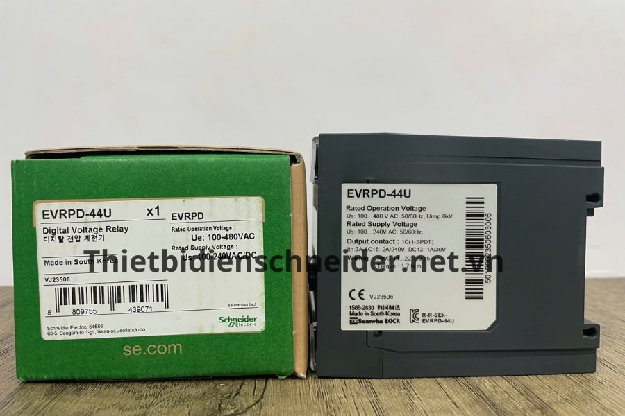 Ảnh minh họa rơ le bảo vệ pha EVRPD-44U Schneider