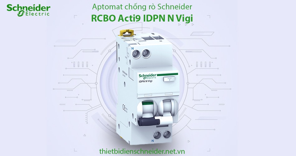 A9D31640 - Aptomat Chống Giật Schneider Acti9 RCBO 1P+N 40A 30mA