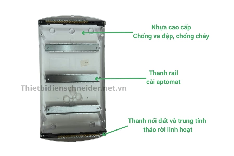 Chức năng tủ điện âm tường E9 Schneider EZ9E312S2S