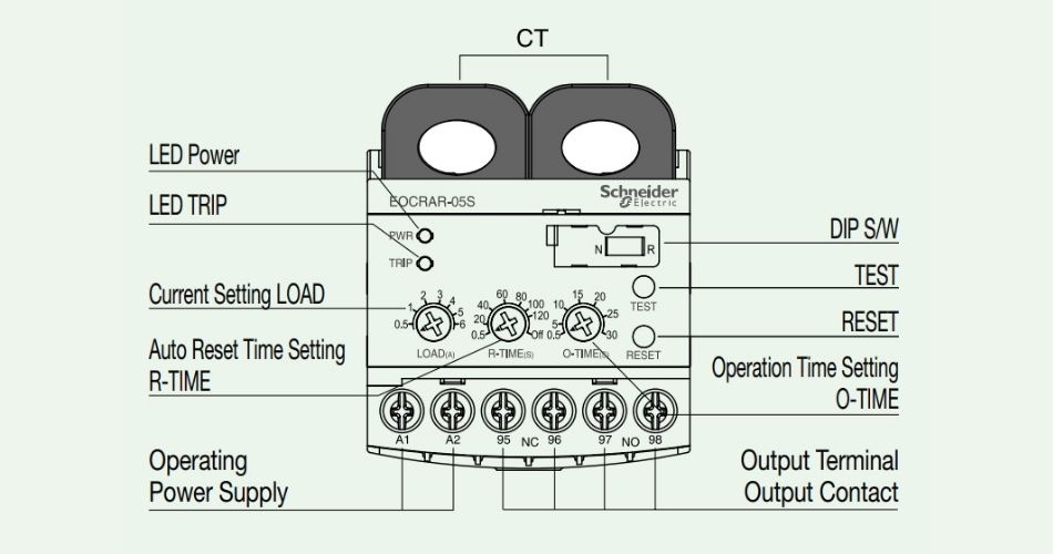 Đặc điểm của EOCR-AR Schneider