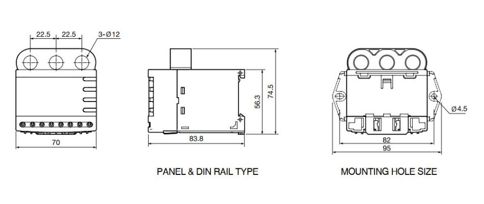 kích thước EOCR-I3DM