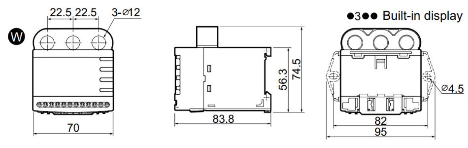 Kích thước EOCR-I3MS