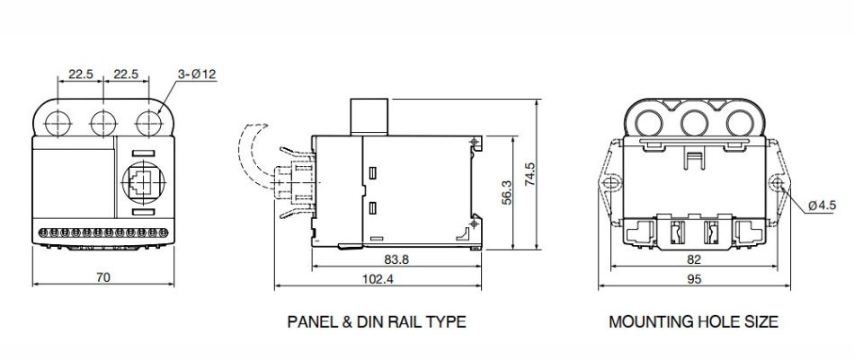 kích thước EOCR-IFDM