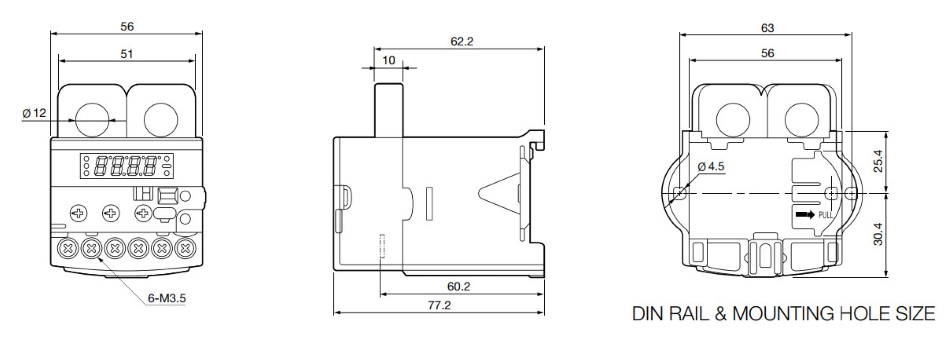 kích thước eocr-ssd schneider