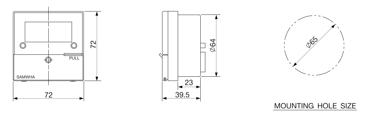 kích thước relay eocr-fez