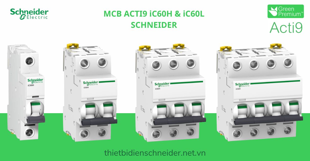 mcb acti9 schneider ic60h & ic60l chính hãng