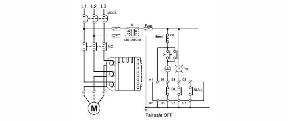 sơ đồ đấu nối EOCR-3DM2