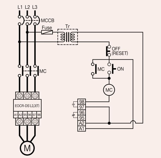 Sơ đồ đấu nối EOCR-DS3