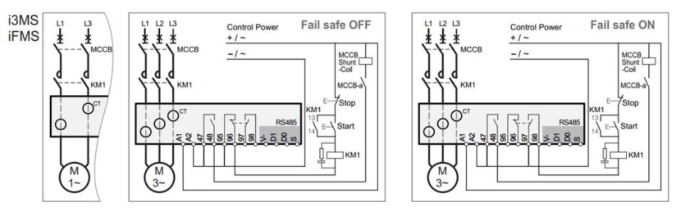 sơ đồ đấu nối EOCR-IFMS