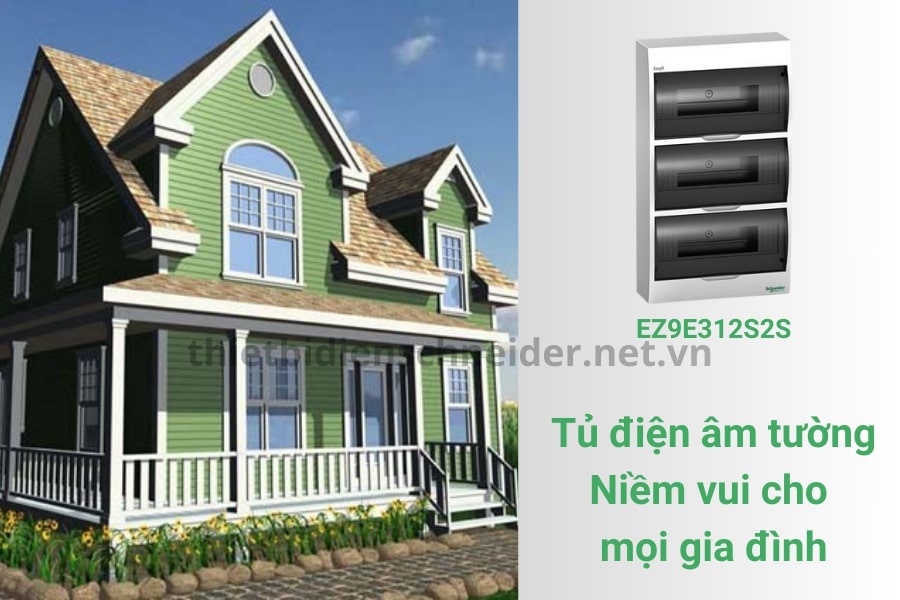 Tủ điện âm tường Schneider EZ9E312S2S