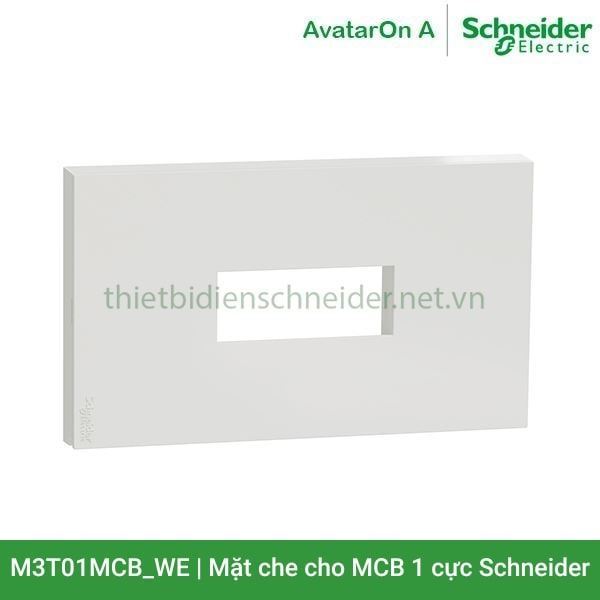 Mặt che cho MCB 1 cực M3T01MCB_WE AvatarOn A Schneider