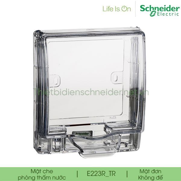 Mặt che phòng thấm nước cho ổ cắm E223R_TR Schneider, IP55