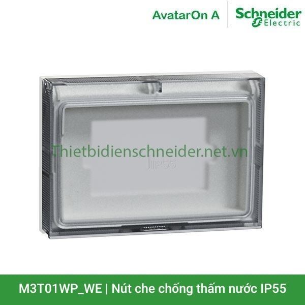 Mặt che chống thấm nước, IP55 M3T01WP_WE AvatarOn A Schneider