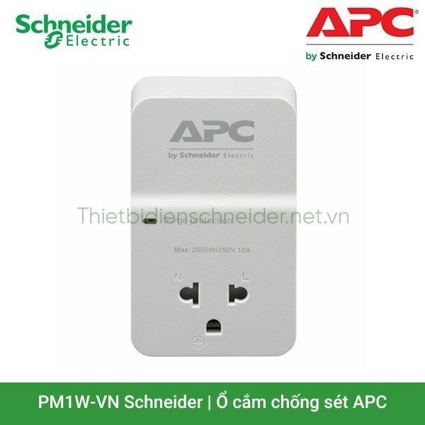 Ổ cắm chống sét 1 ổ cắm PM1W-VN