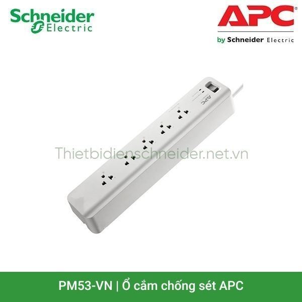 Ổ cắm chống sét 5 ổ cắm PM53-VN