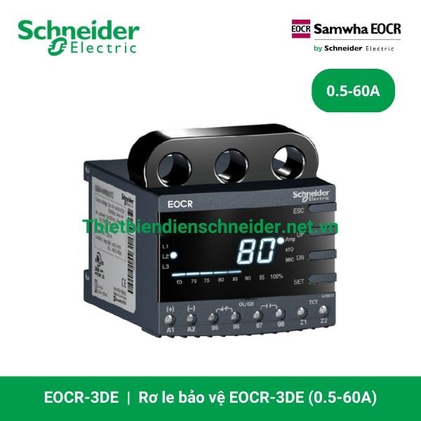 EOCR-3DE - Rơ le bảo vệ Schneider