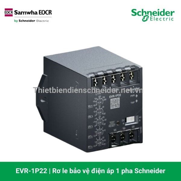 EVR-1P22 Schneider - Rơ le bảo vệ điện áp 1 pha 