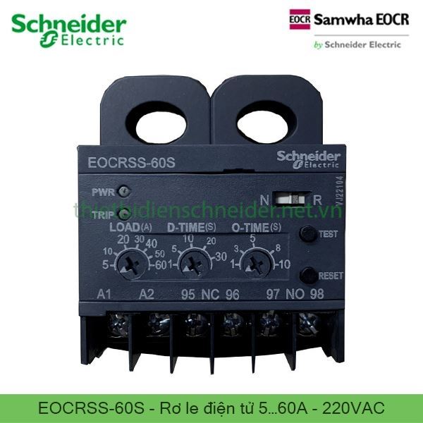 EOCRSS-60S Schneider - Rơ le bảo vệ dòng điện 