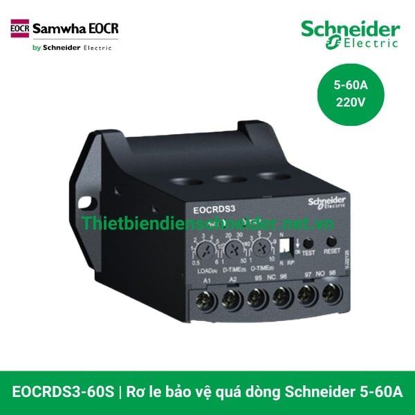 EOCR-DS3 - Rơ le bảo vệ động cơ EOCR Schneider