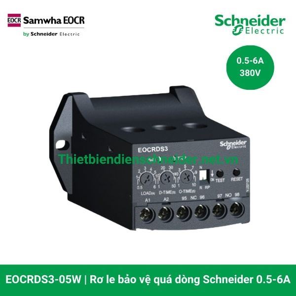 EOCRDS3-05W - Rơ le bảo vệ động cơ EOCR Schneider